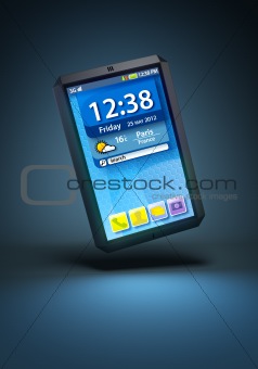 modern touchscreen smartphone