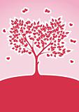Tree of Love Abstract Background