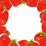 Label Strawberry Frame