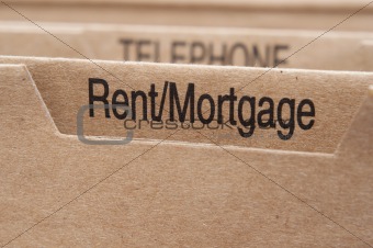 Rent Mortgage concept