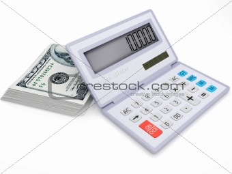 electronic calculator and cashes