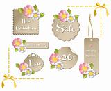 Happy spring sale tag collection