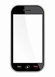 Generic Smart Phone isolated over white