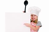 girl in chef's hat