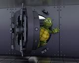 tortoise in a bank vault