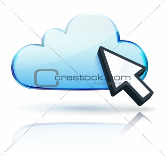 Cloud concept icon 