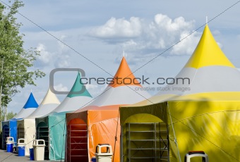 Colorful Tents