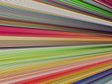 tube abstract 3d backdrop in mutiple bright colors