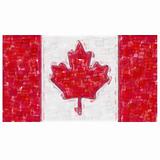 flag of canada water color