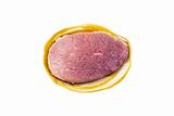 raw meat isolated