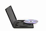 CD / DVD and Wide Angled Black Plastic Cover