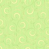 abstract light green flourish floral swirl seamless background pattern