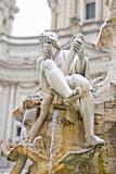 Fountain of the Four Rivers, Rome  (Italy).