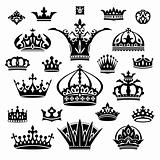 set of different crowns