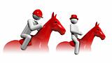 Equestrian Eventing 3D symbol
