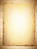 vintage grunge burnt paper at wooden background