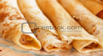 Rolled pancakes