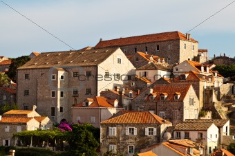 View of Dubrovnik Rooftops from the City Walls, Croatia
