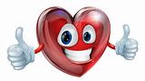 Heart mascot graphic