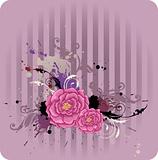 Abstract  floral  background