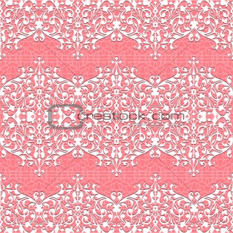 Seamless Floral Pattern. Vector lace background
