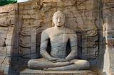 Buddha statue in meditation pose