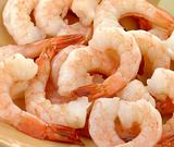 shrimps on a plate 