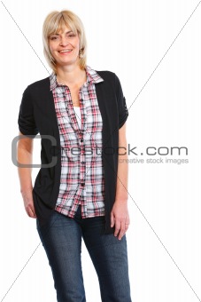 Portrait of smiling elderly woman