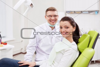 A dentist and a girl