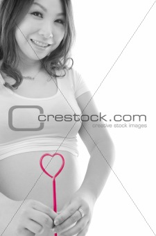 Pregnant with heart