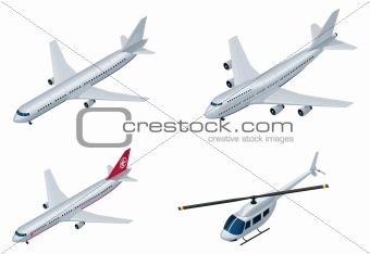 Vector isometric airplanes