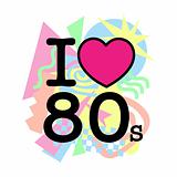 I love 80's old style