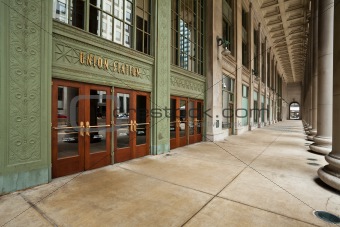Chicago Union Station Entrance.