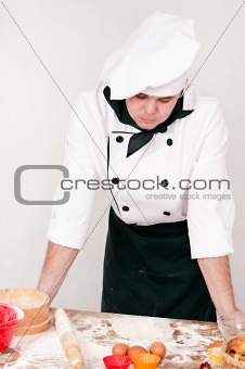 pensive chef