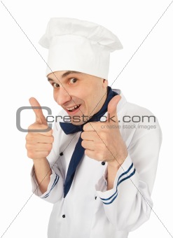 chef isolated on white background