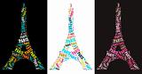 Eiffel Tower illustrations