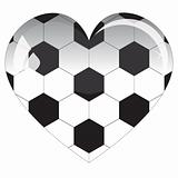 glass heart football