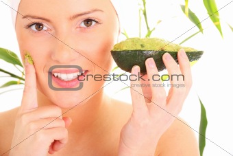 Avocado facial mask