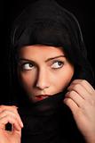 Curious muslim girl