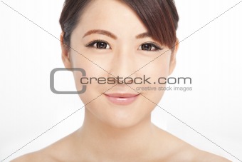 Beautiful woman face