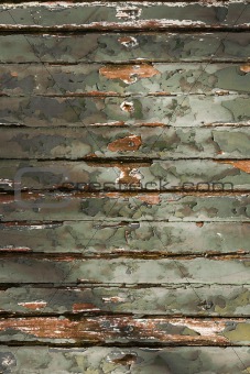 Old Green chipping wood wall