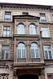 old balcony and windows