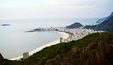 View of Copacabana beach. Rio de Janeiro
