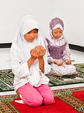 Muslim Children Praying