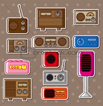 radio stickers