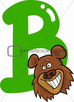 B for bear