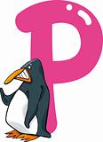 P for penguin