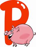 P for pig
