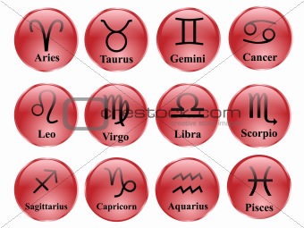 zodiac buttons