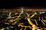 Panoramic view of Paris from the Monparnas tower